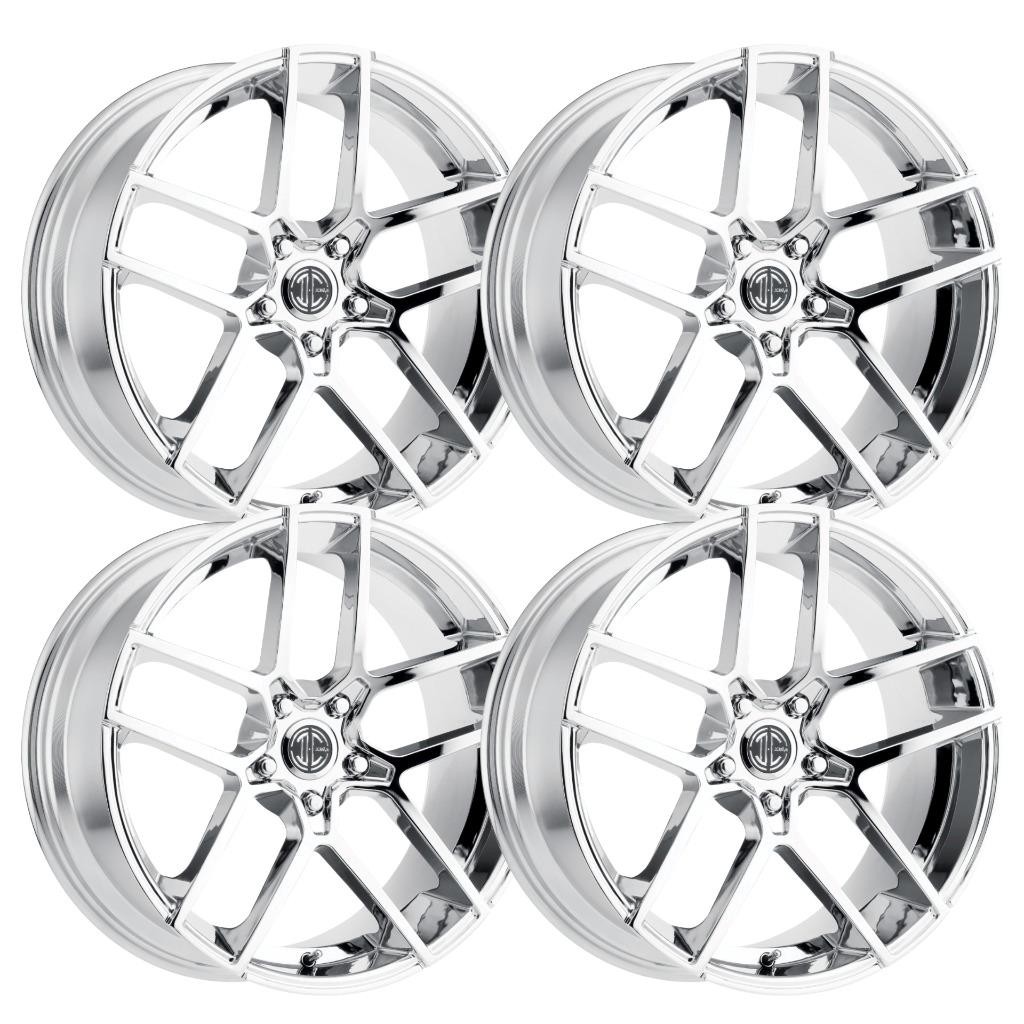 (Set-4) 2Crave N54 20x9 5x112 35mm Chrome Wheels Rims 20 Inch