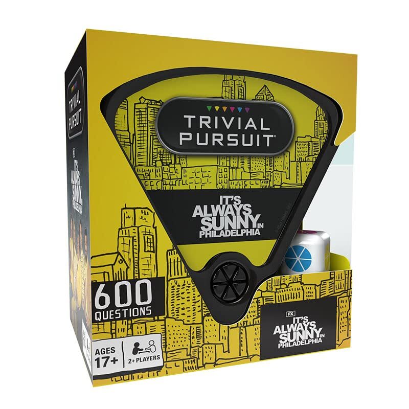 TRIVIAL PURSUIT: It\'s Always Sunny in Philadelphia Trivia Game New Board Game TRIVIAL PURSUIT: It\'s Always Sunny in Philadelphia Trivia Game New Board Game