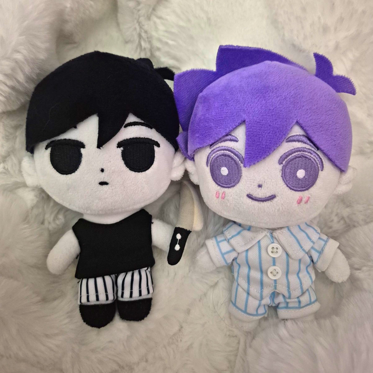 OMORI Official Plushies, Omori And Hero (Otherworld Ver)