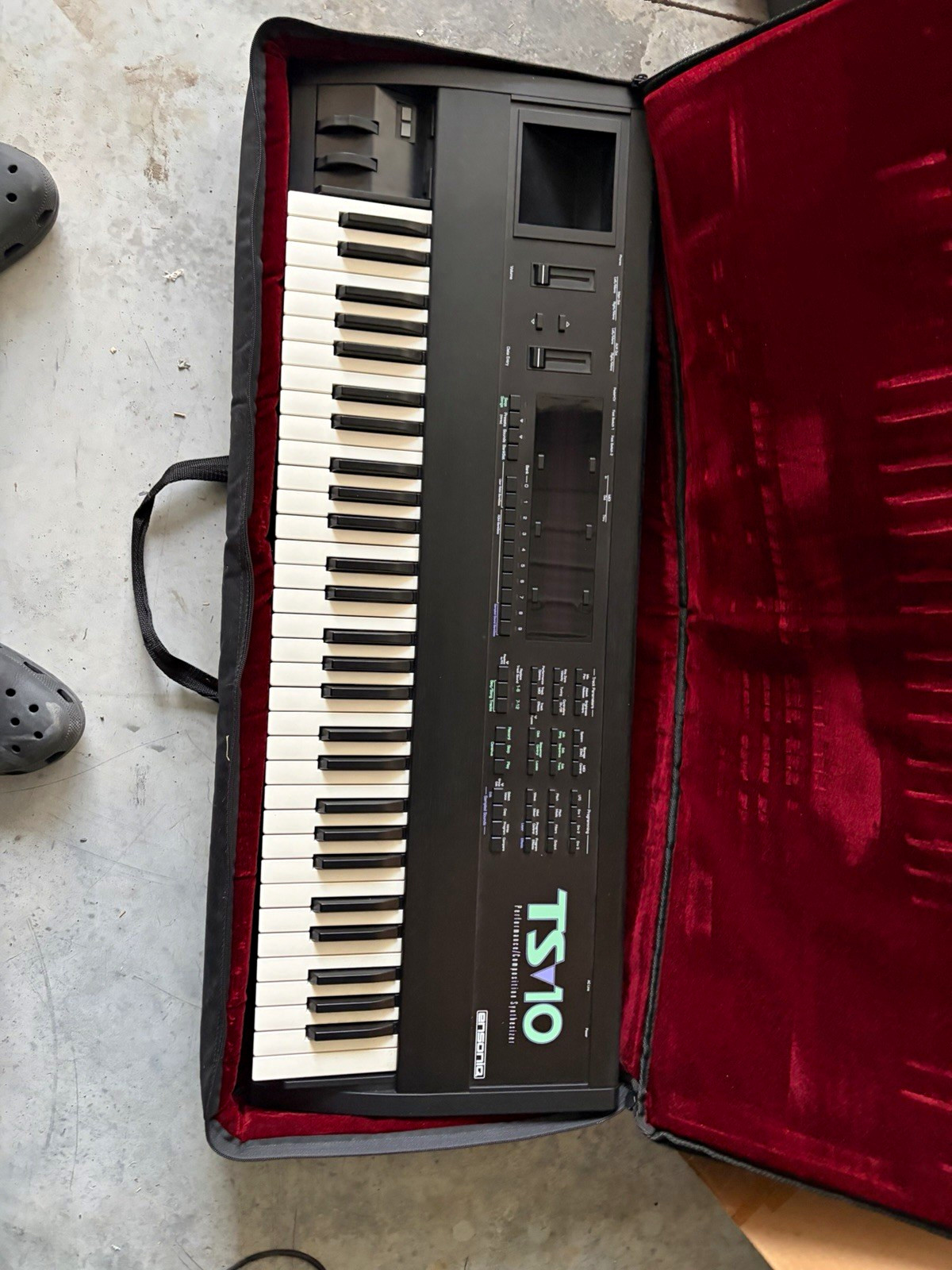 Ensoniq TS-10 61-Key Weighted Keyboard Workstation Sequencer Soft Case
