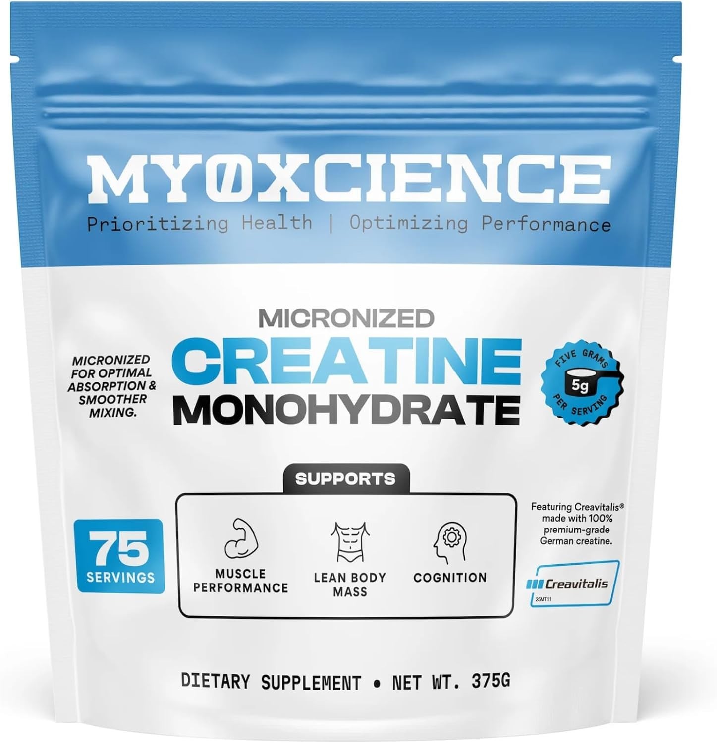 MYOXCIENCE Micronized Creatine | with 100% Creavitalis—The World’s Purest Mic... MYOXCIENCE Micronized Creatine | with 100% Creavitalis—The World’s Purest Mic...