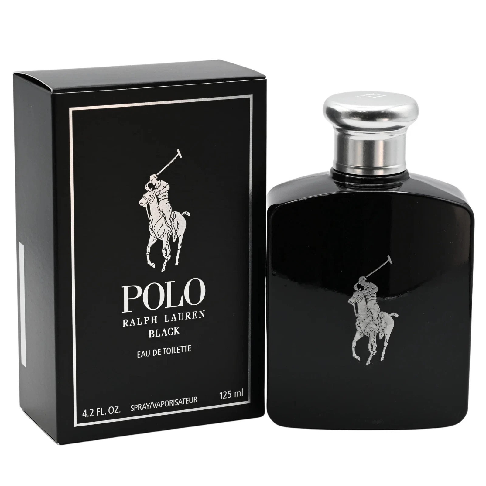 Polo Black by Ralph Lauren 4.2 oz EDT Cologne for Men New In Box *BRAND NEW*