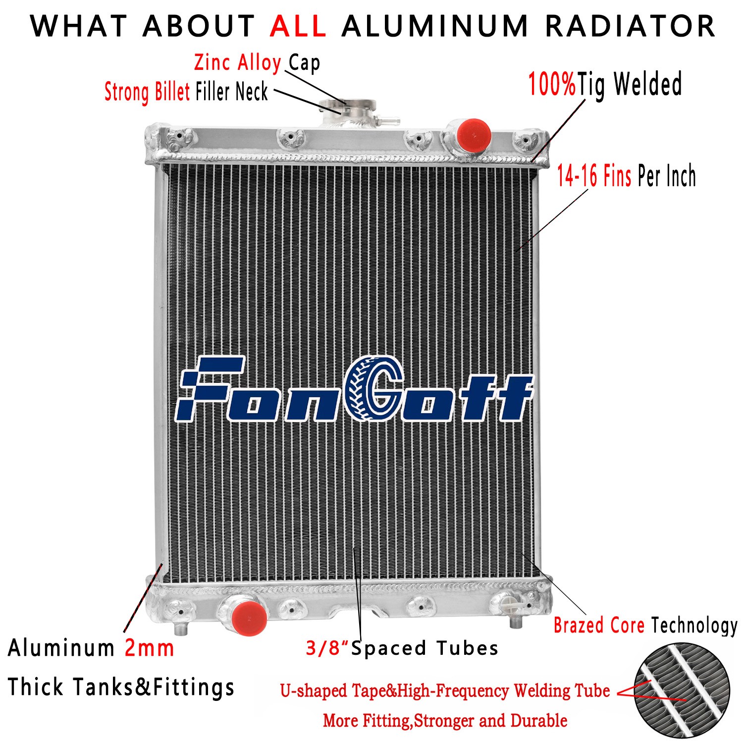 #LVA12637 3-Row Radiator For John Deere 4120 4520 4720 CT315 312GR 313 314G 315.
