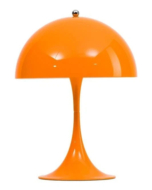 Louis Poulsen Panthella 250 Table LED 27K Mini V2 Orange with plug in wire Louis Poulsen Panthella 250 Table LED 27K Mini V2 Orange with plug in wire