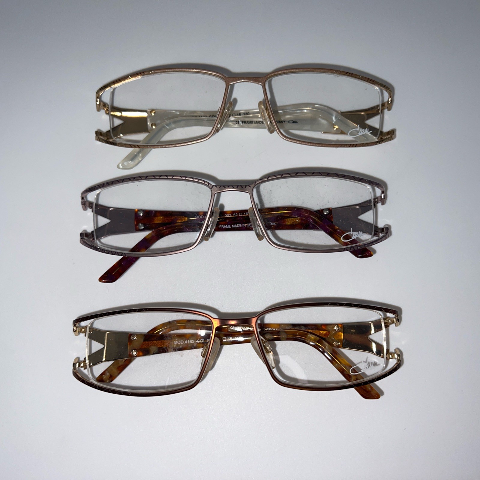 Authentic CAZAL  Eyeglasses Eyewear Frame M #4163 S52[]16-130mm Germany