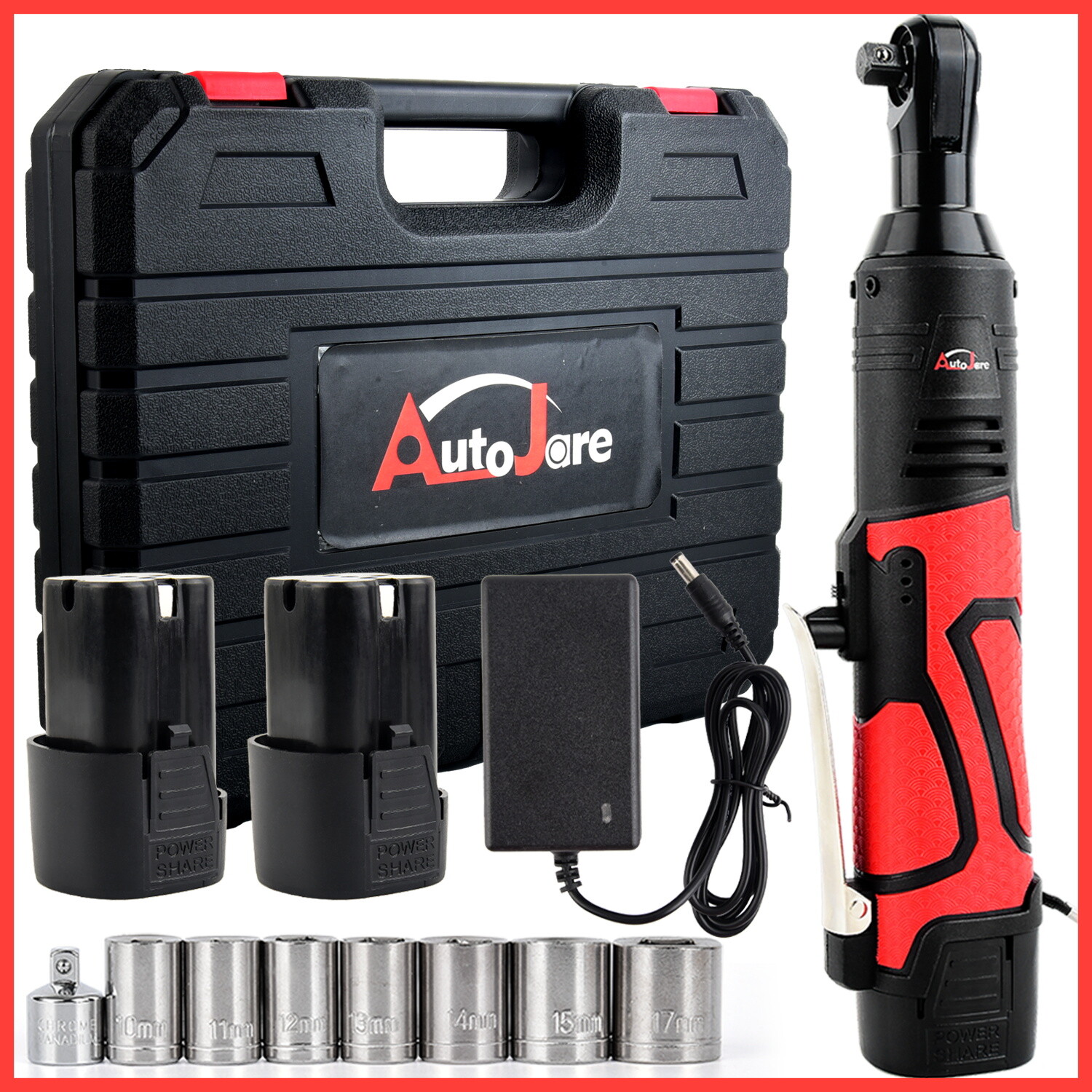 18V 2Battery Electric Cordless Ratchet 3/8\