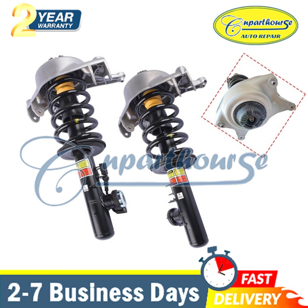 Pair Front Left Right Shock Struts Assembly w/ Electric for 2009-17 Audi Q5 SQ5