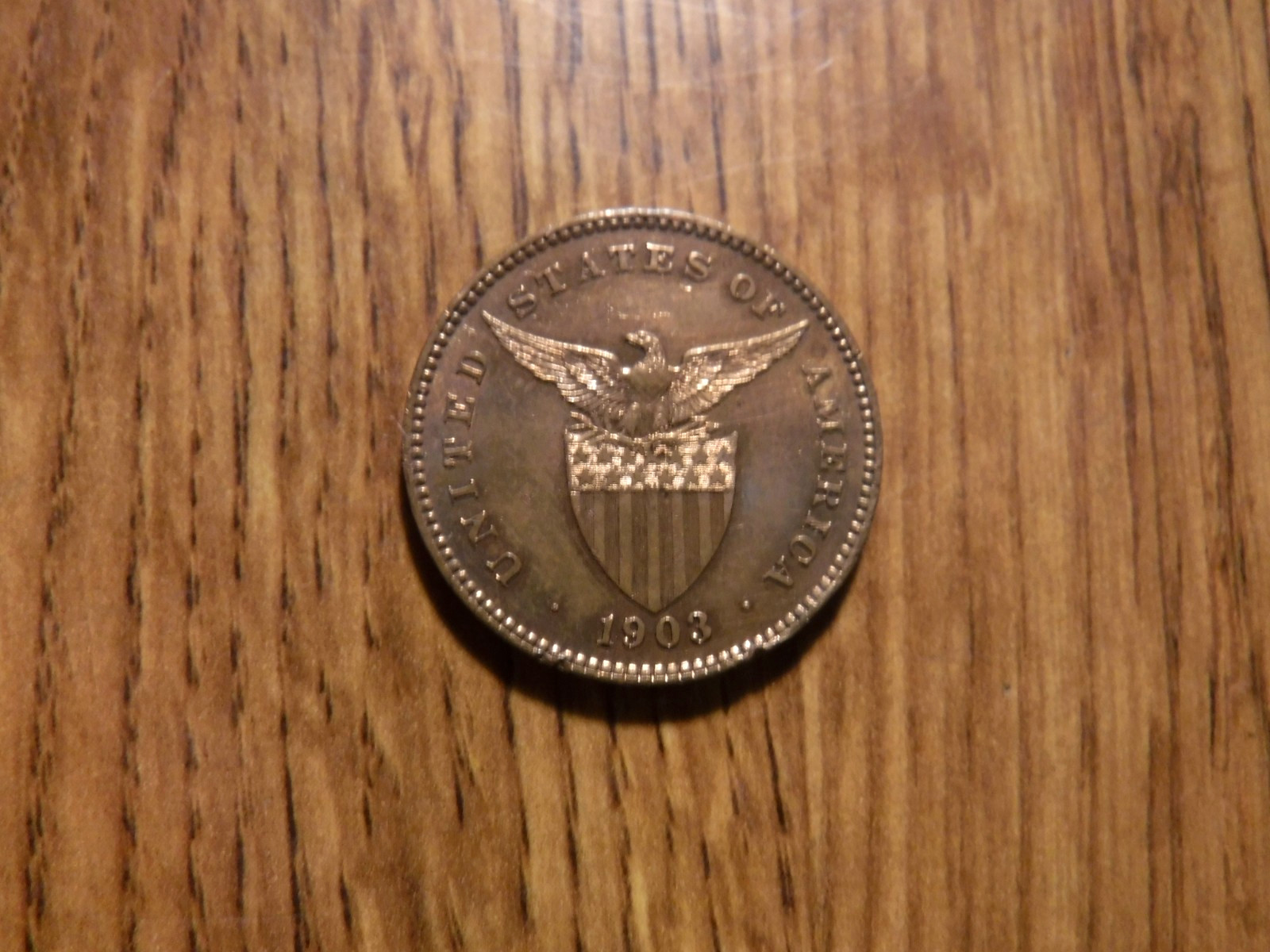 PHILIPPINES 1 CENTAVO 1903 COIN (350) PHILIPPINES 1 CENTAVO 1903 COIN (350)