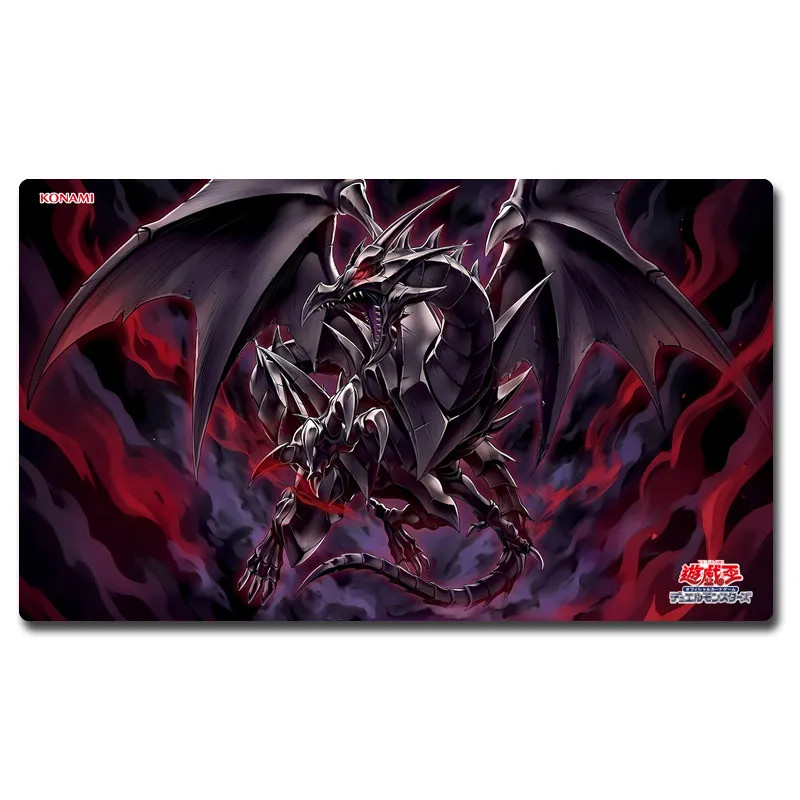 Red-Eyes Transcend Black Dragon PlayMat for Yu-Gi-Oh TCG Trading Card Games Mat Red-Eyes Transcend Black Dragon PlayMat for Yu-Gi-Oh TCG Trading Card Games Mat
