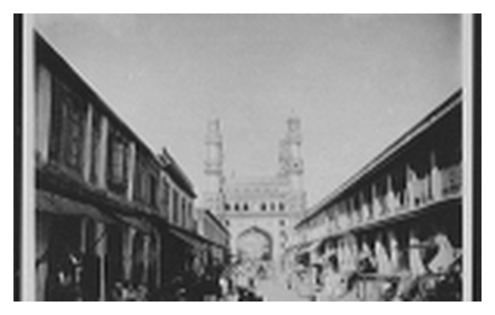 Hyderabad Charminar Street Market Standard Postcard