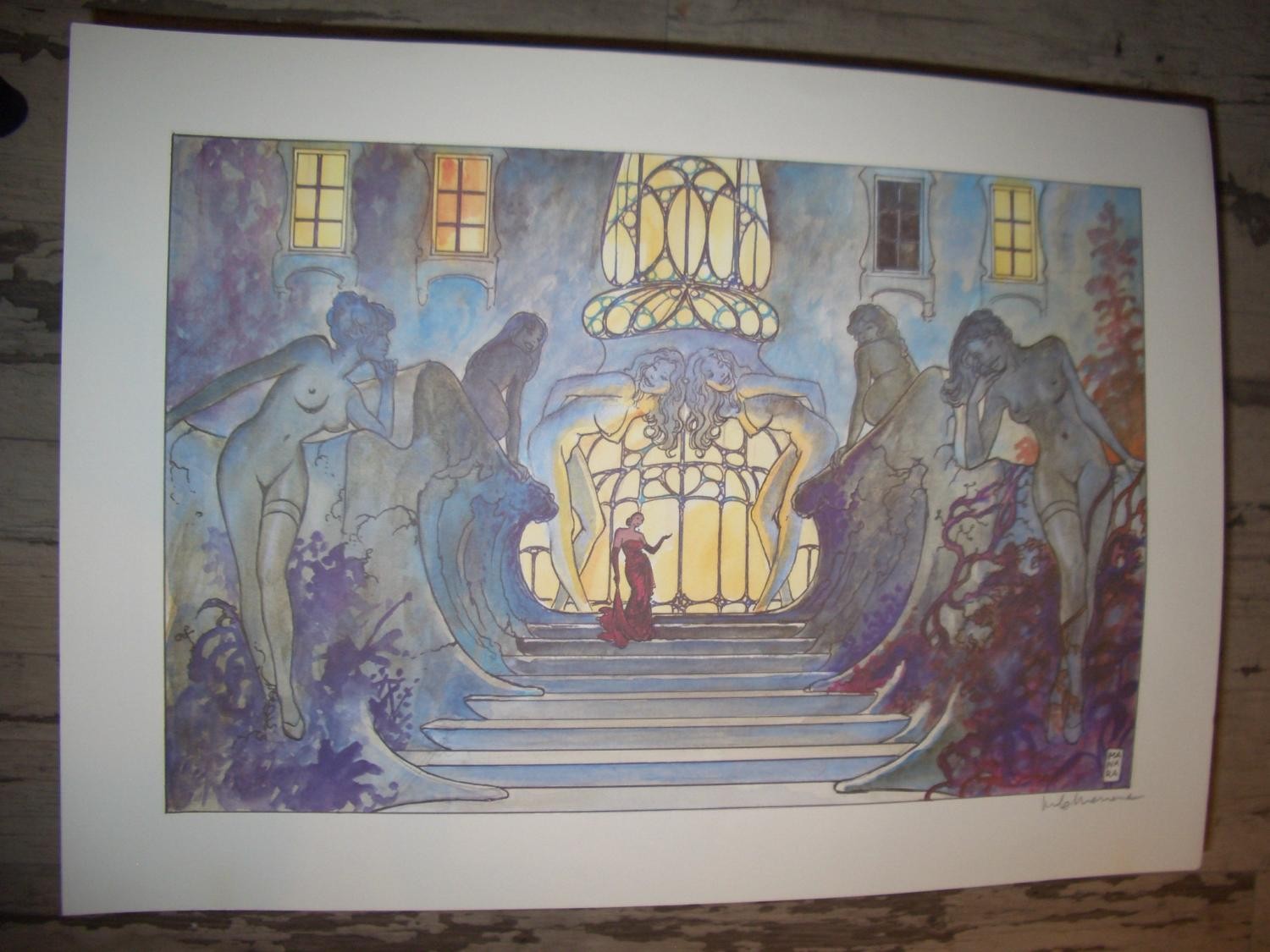 Art print 3 - Milo Manara - signed numbered - signed art print - poster
