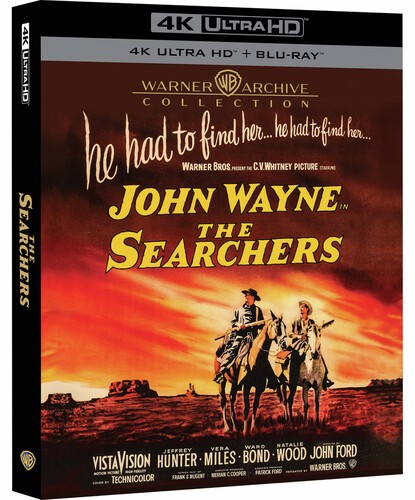 The Searchers [New 4K UHD Blu-ray] With Blu-Ray, 4K Mastering, Digital Theater