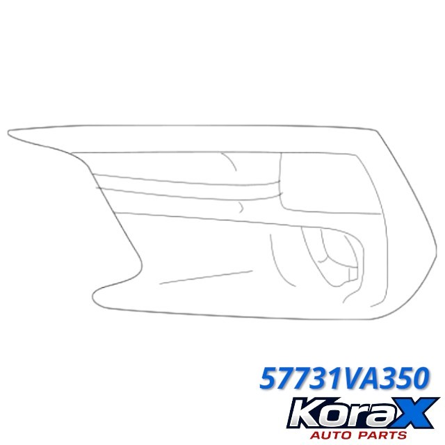 2018-2021 SUBARU WRX/WRX STI BEZEL, LEFT NEW OEM 57731VA350