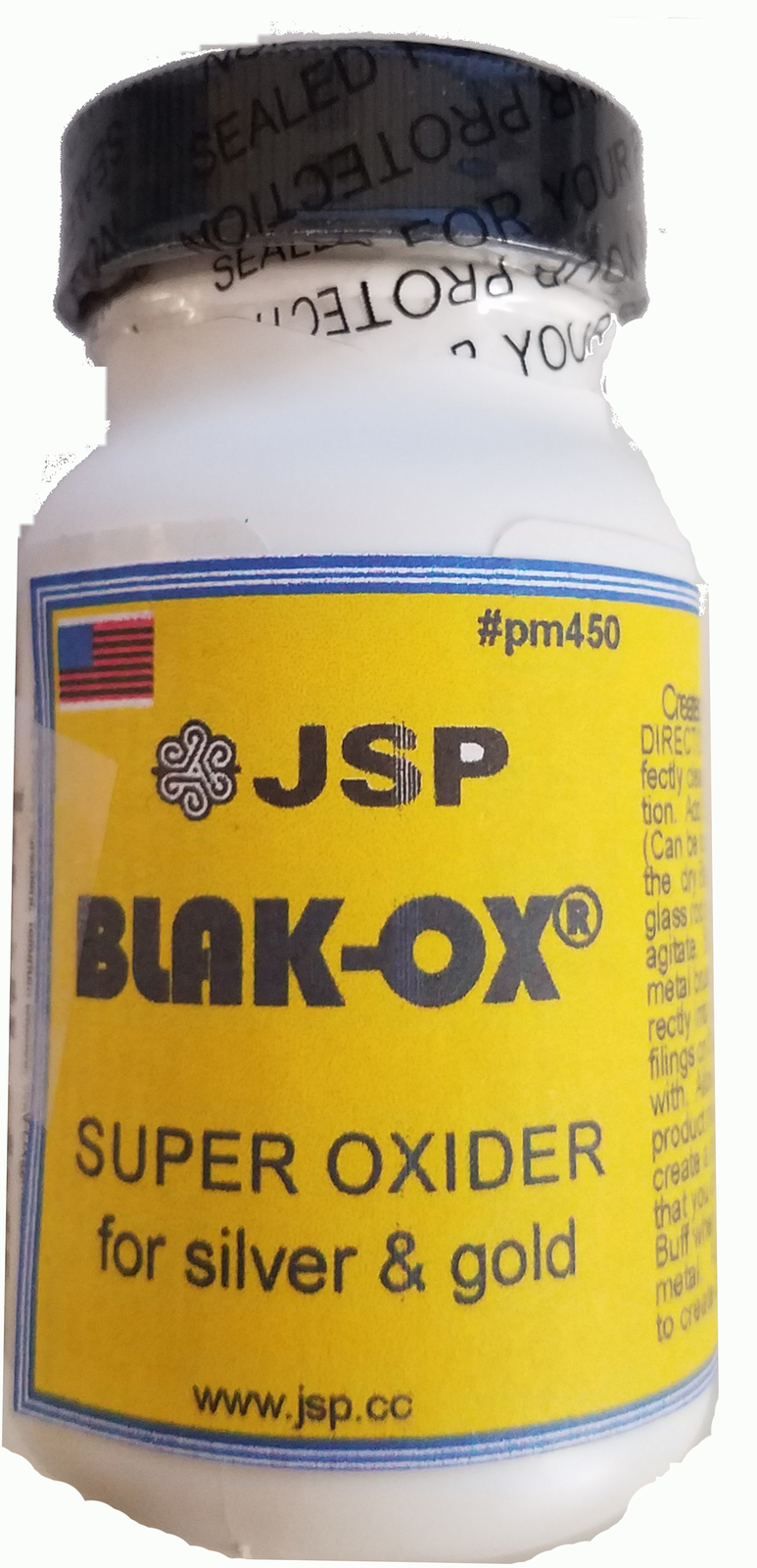 JSP® BLAK-OX® silver/gold oxidizer, liquid 3 oz(pm452) JSP® BLAK-OX® silver/gold oxidizer, liquid 3 oz(pm452)