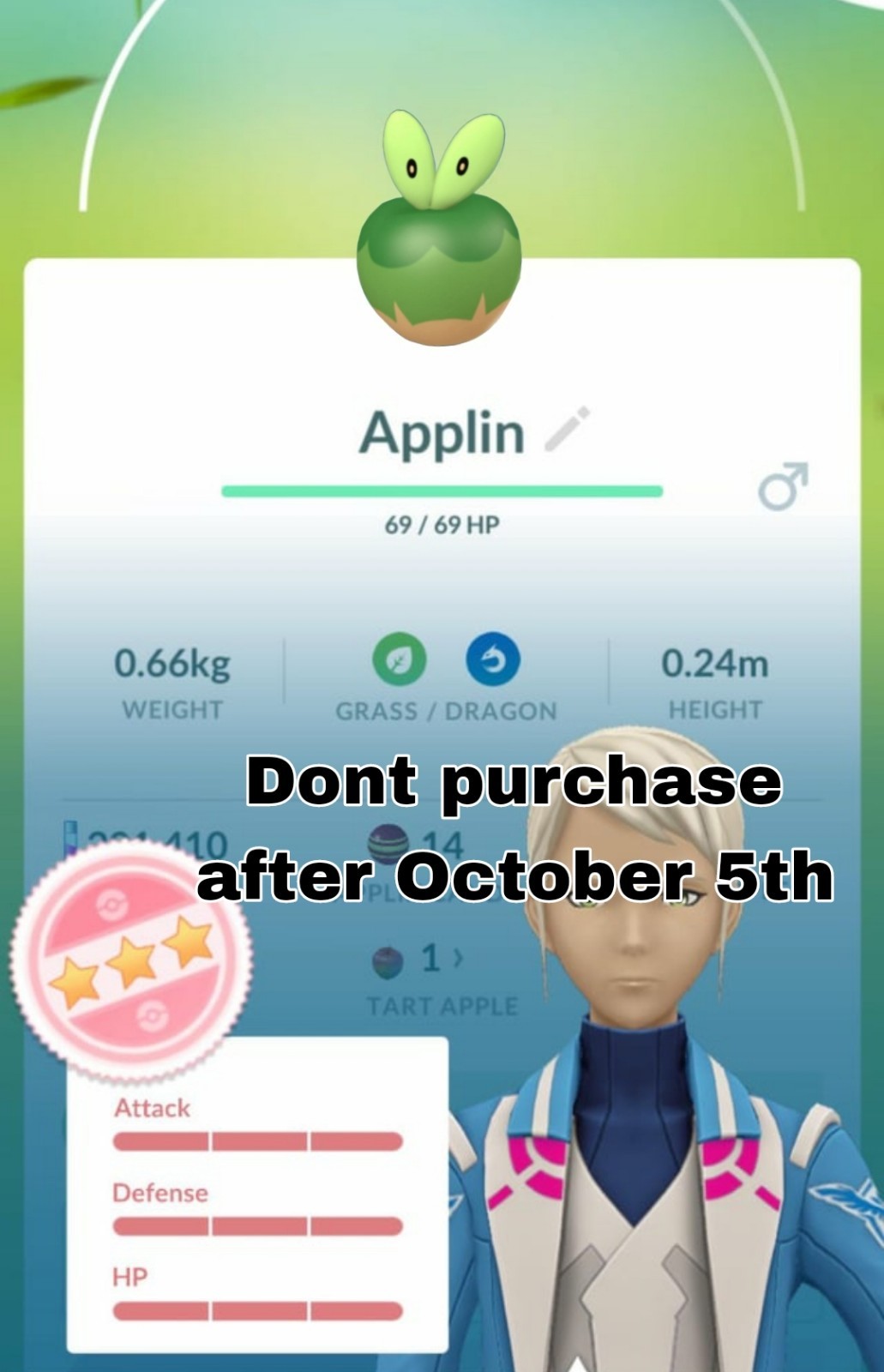 Pokémon Go - Shundo Catch Applin