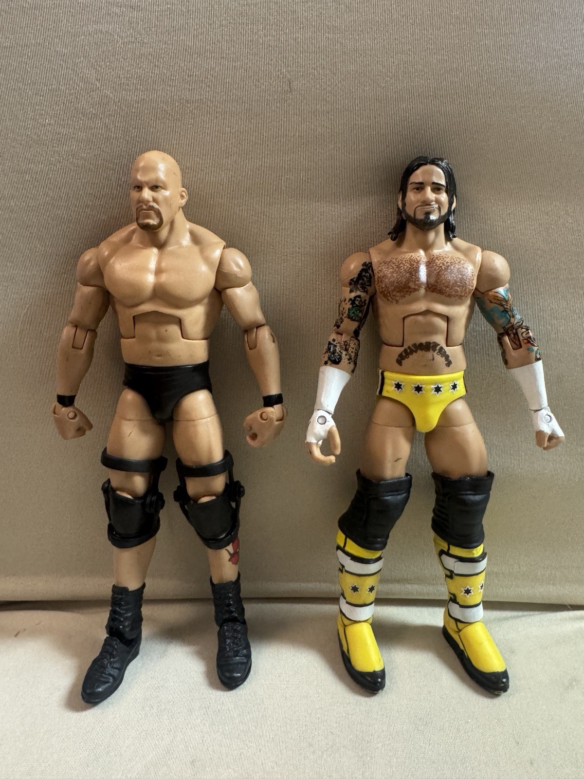 WWE All Stars CM Punk vs. Stone Cold Steve Austin Mattel 2010 *RARE* WWE All Stars CM Punk vs. Stone Cold Steve Austin Mattel 2010 *RARE*