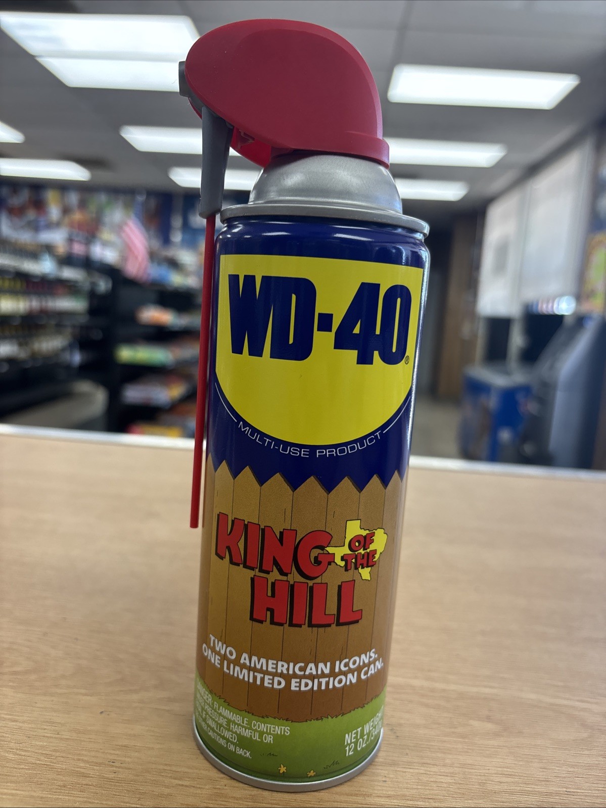 WD-40 “King of the Hill” Limited Edition Can 12 oz . Unused Collectible 2026