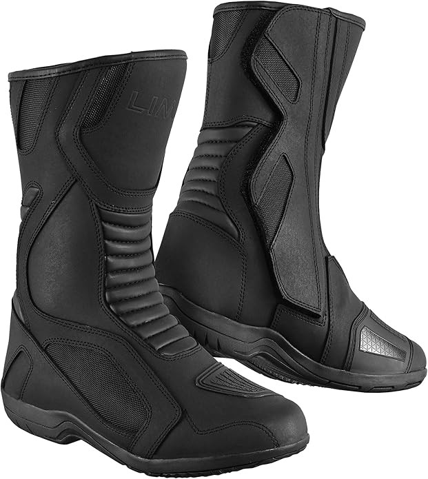 Men’s CE Approved Motorcycle Boots Waterproof Leather Riding Racing Touring Boot