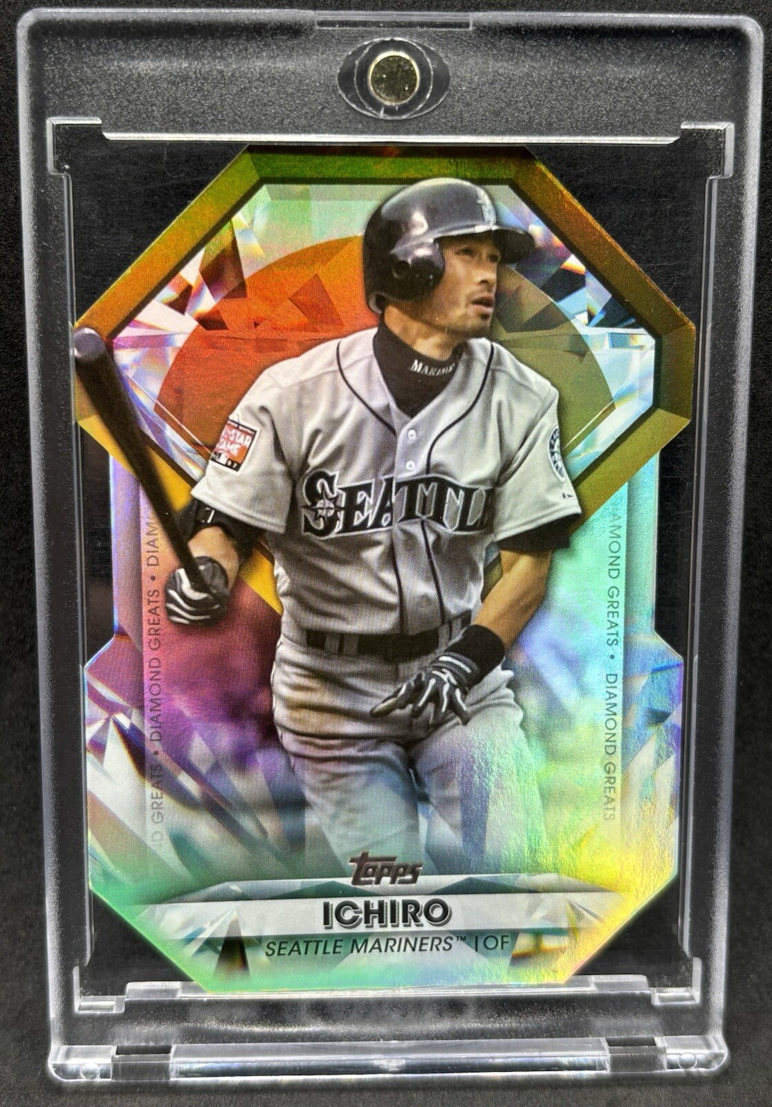 Ichiro Suzuki RARE REFRACTOR INVESTMENT CARD  TOPPS  HALL OF FAME MVP MINT