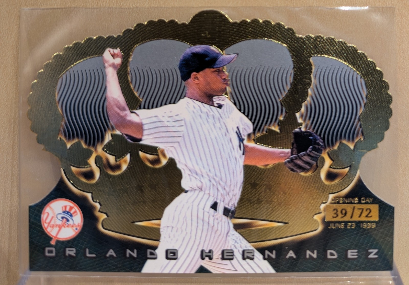 1999 Pacific Crown Royale OPENING DAY #96 Orlando Hernandez RARE PARALLEL /72 1999 Pacific Crown Royale OPENING DAY #96 Orlando Hernandez RARE PARALLEL /72