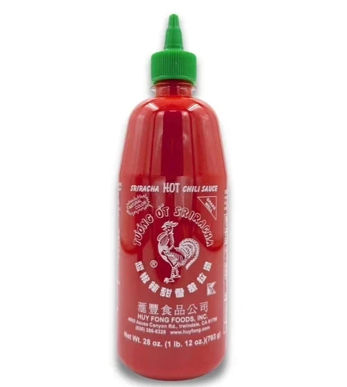 Huy Fong foods, sriracha hot chili Sauce bottle, large 28oz (793g) Huy Fong foods, sriracha hot chili Sauce bottle, large 28oz (793g)