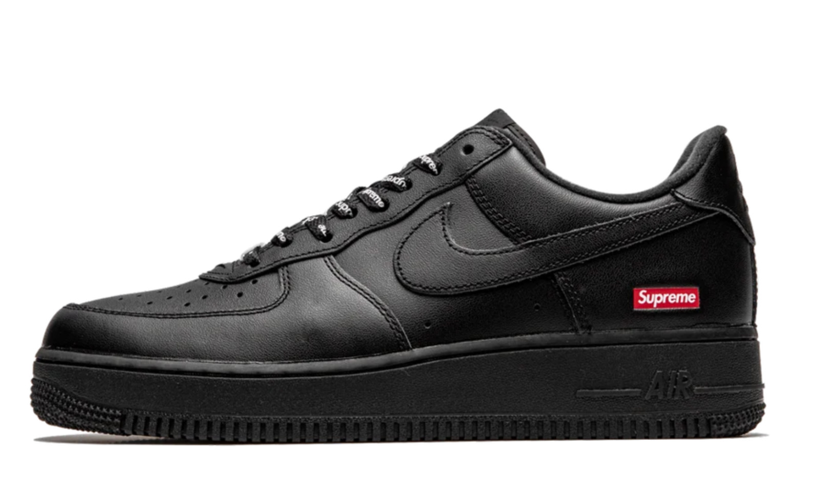 Supreme x Nike Air Force 1 Low \'Box Logo - Black\' CU9225-001 MENS SZ AVAILABLE