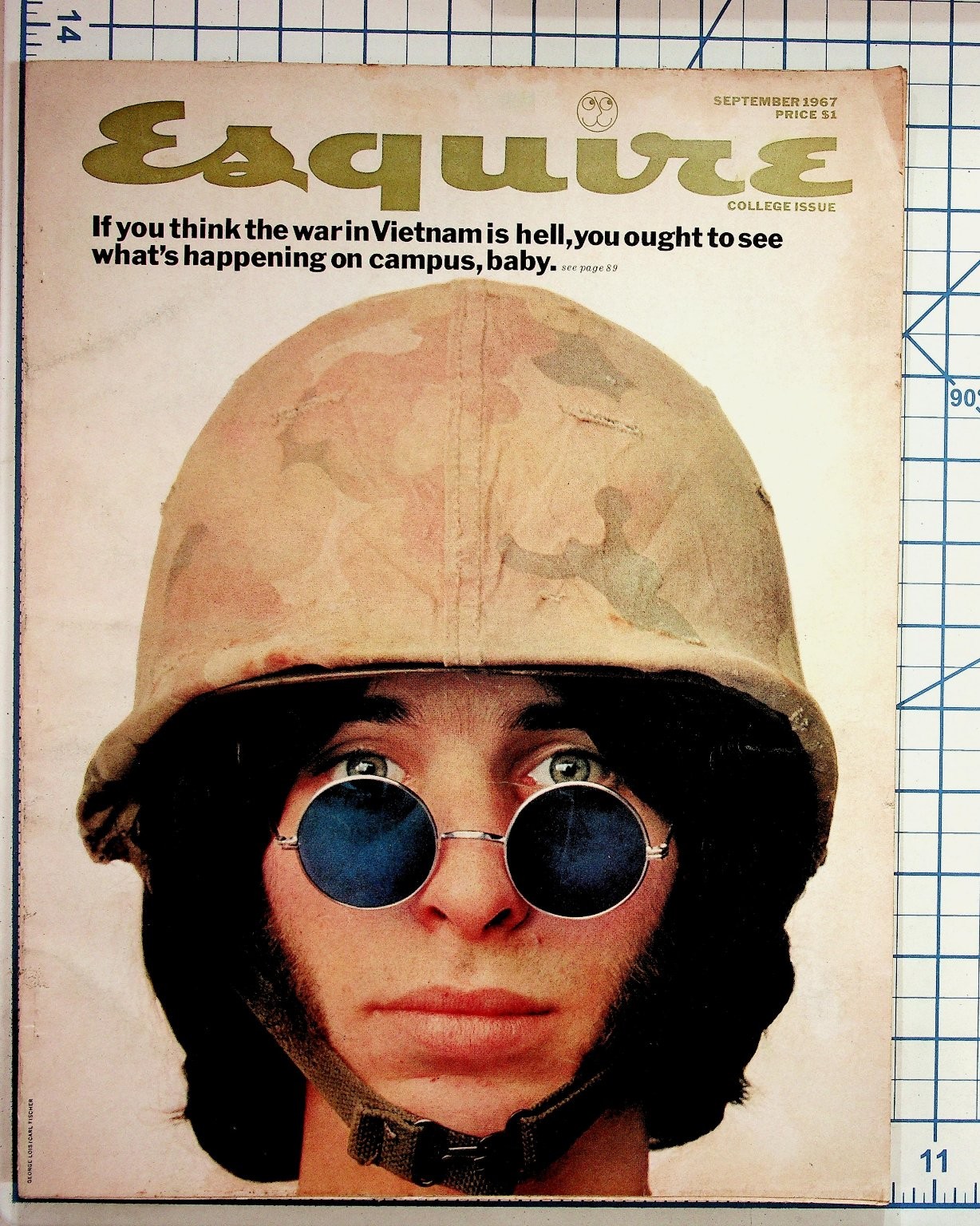 Esquire Magazine September 1967 College Issue Vietnam War Campus Protest