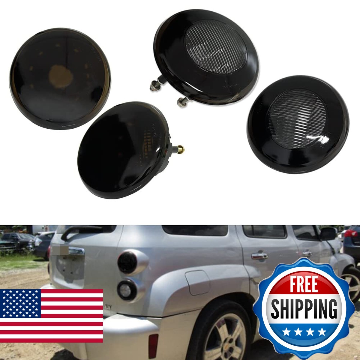 Tonsya For 2006-2011 Chevy HHR Reverse Tail Light Housings Tonsya For 2006-2011 Chevy HHR Reverse Tail Light Housings