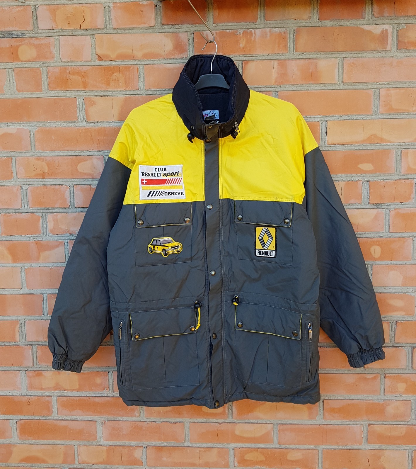 Renault Sport Rare Vintage Geneve Club Retro Jacket Tilt made in France