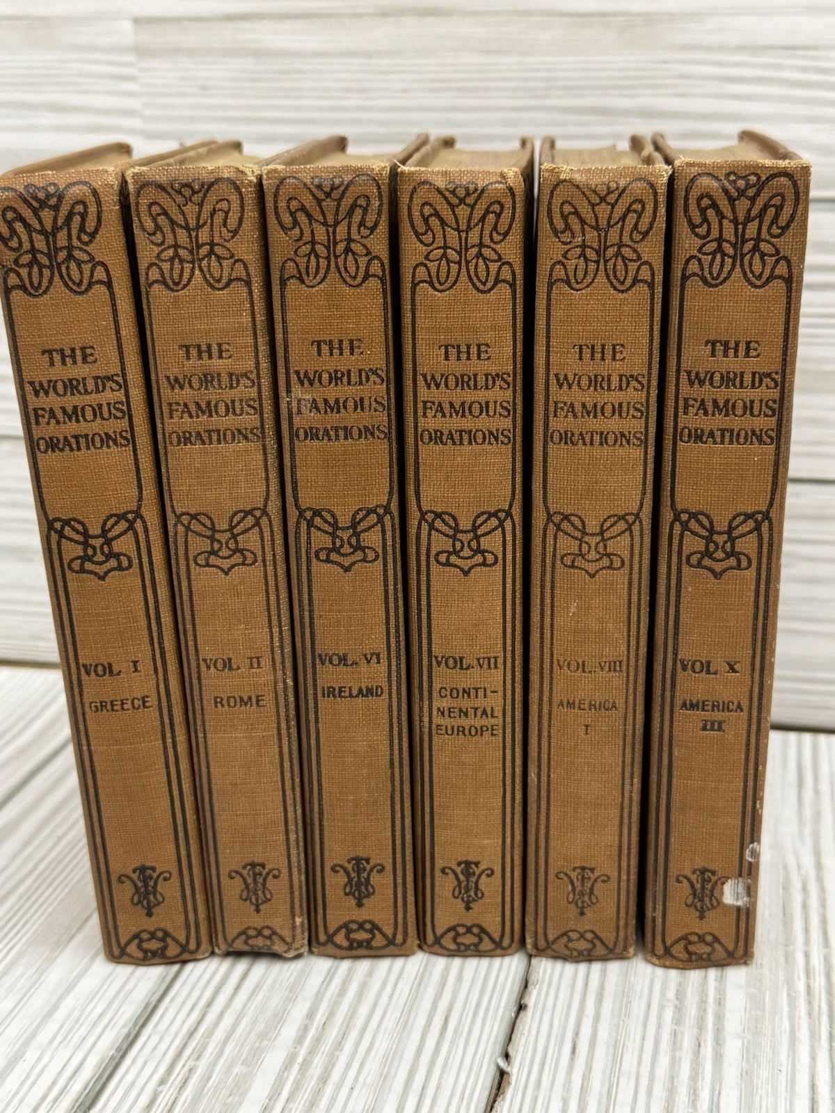 Worlds Famous Orations 1906 Funk Wagnalls 6 Vol Set Bryan Antique