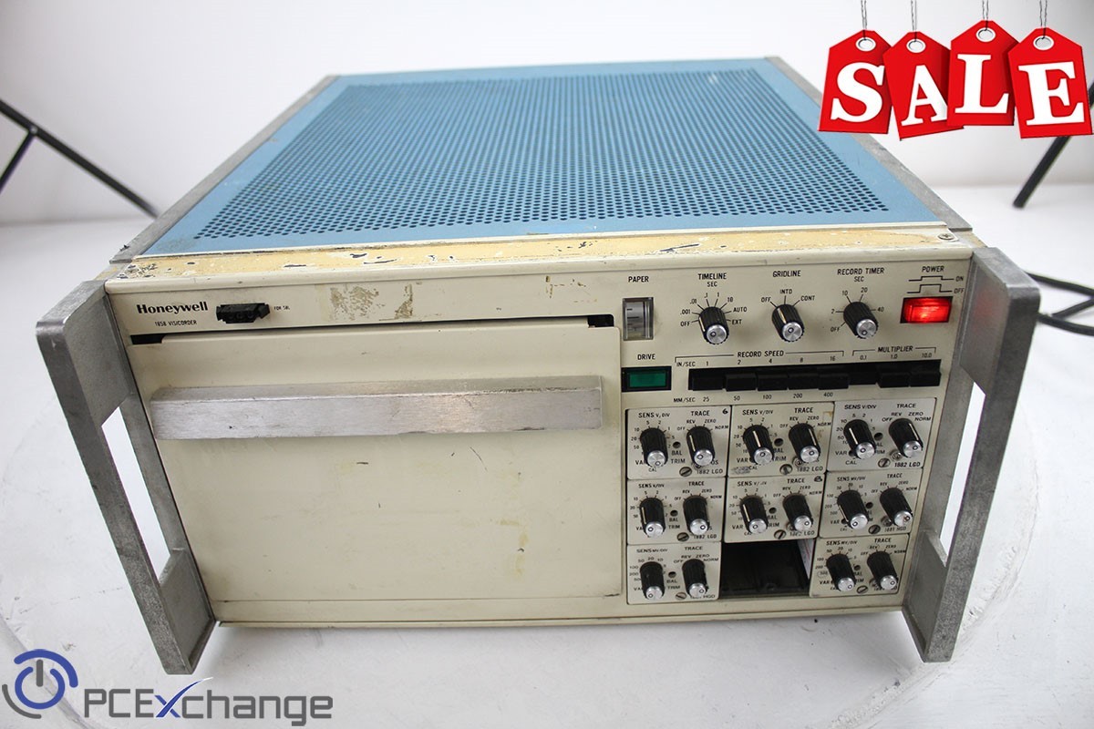 Honeywell 1858 Visicorder w/ 1882 LGD & 1881 HGD
