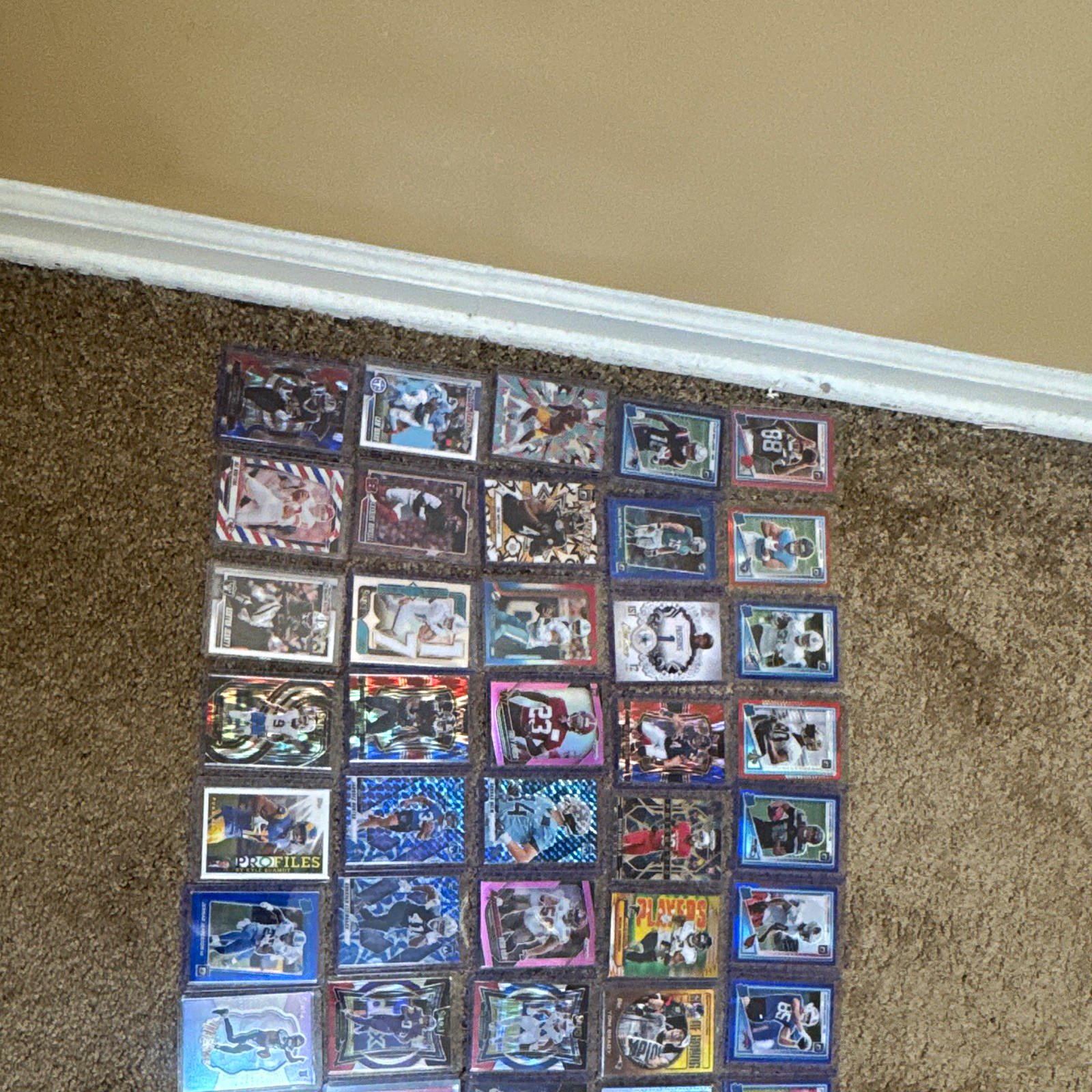 HUGE 65 Card NFL Lot. Colors, Rookies, Inserts All cards top loaded. HUGE 65 Card NFL Lot. Colors, Rookies, Inserts All cards top loaded.