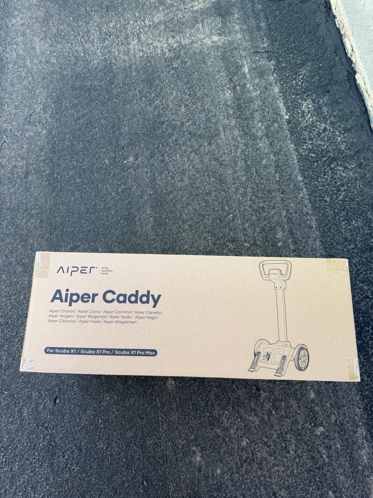Aiper Caddy Wireless Charging Dock Storage Cart for Scuba X1 X1 Pro & X1 Pro Max