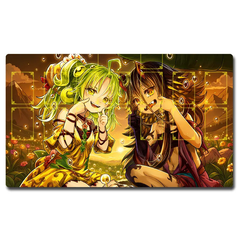 for Yugioh Trap Trick PlayMat Traptrix for YuGiOh TCG OCG Trading Card Games Mat