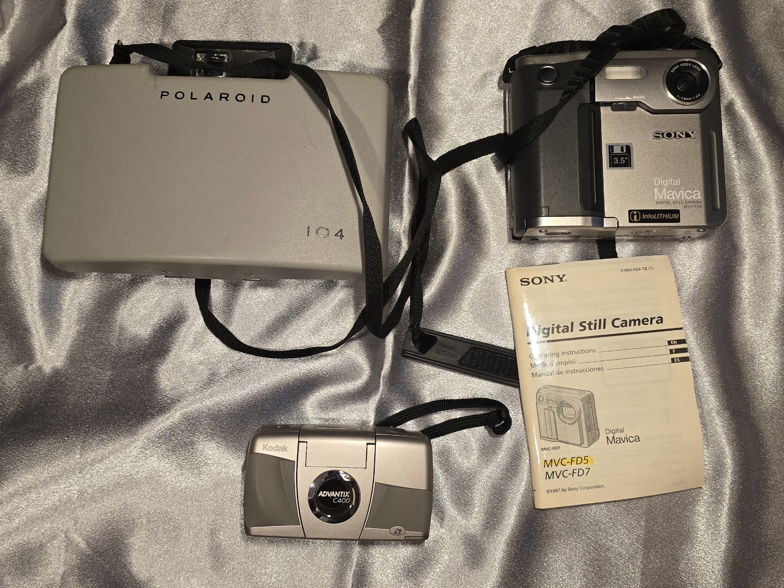 3 Pc Vtg Cameras