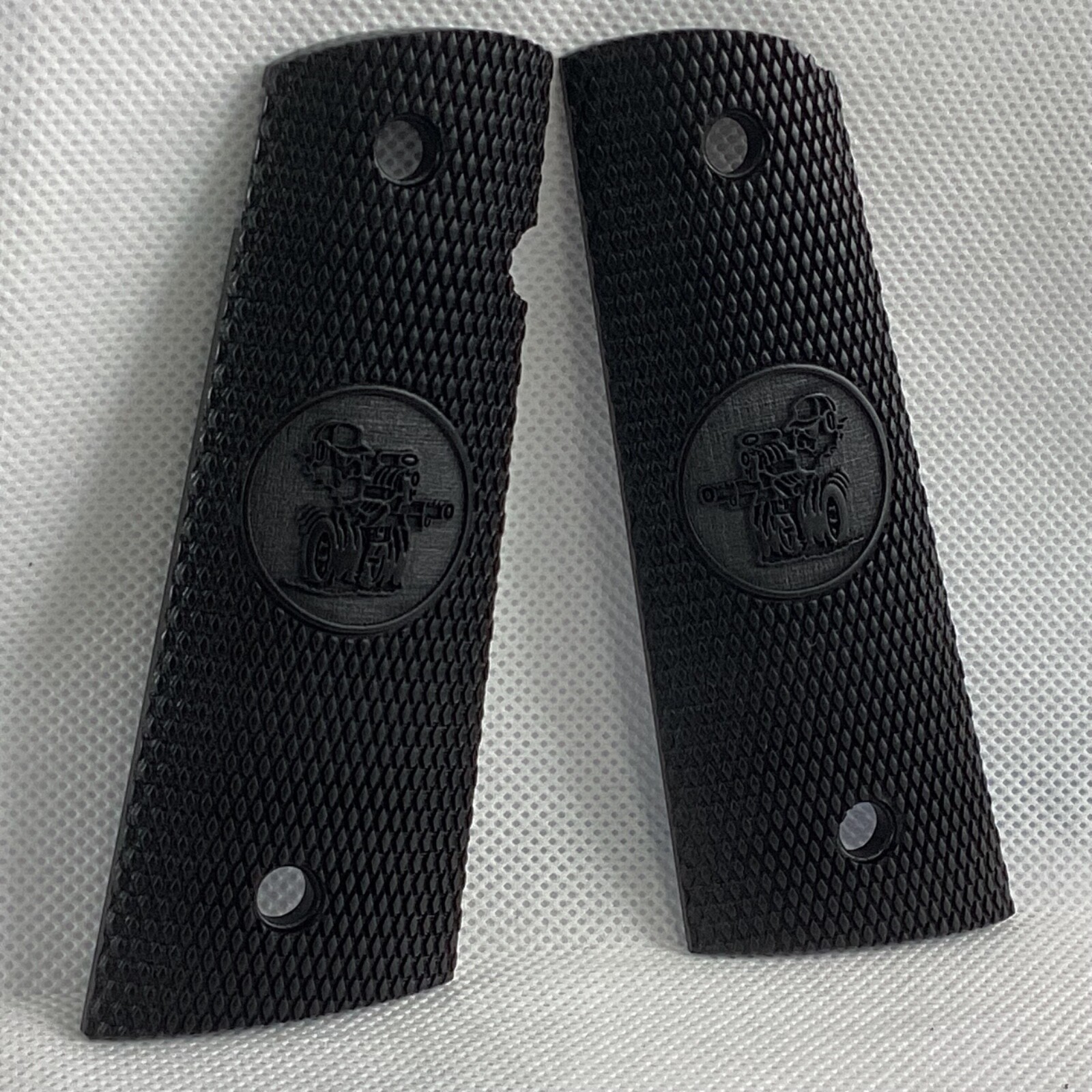 Grip for Les Baer 1911 THAI unique Ebony heartwood Auspicious wood Gun