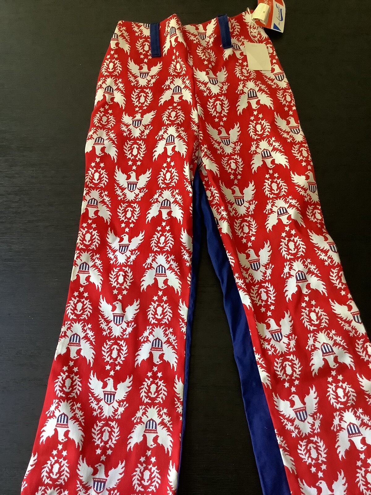 70’s NOS Patriotic Red White Blue Eagles Permanent Press  Size 14 Youth W/ Tags