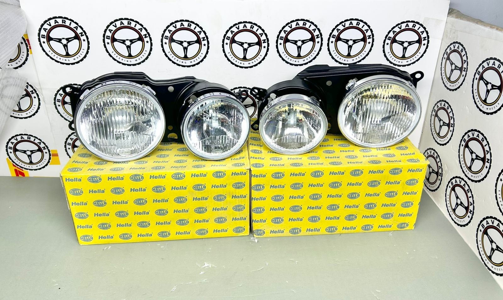 BMW E28 Euro Headlights R+L HELLA NEW OLD STOCK RARE M5 63121367076 63121367075 BMW E28 Euro Headlights R+L HELLA NEW OLD STOCK RARE M5 63121367076 63121367075