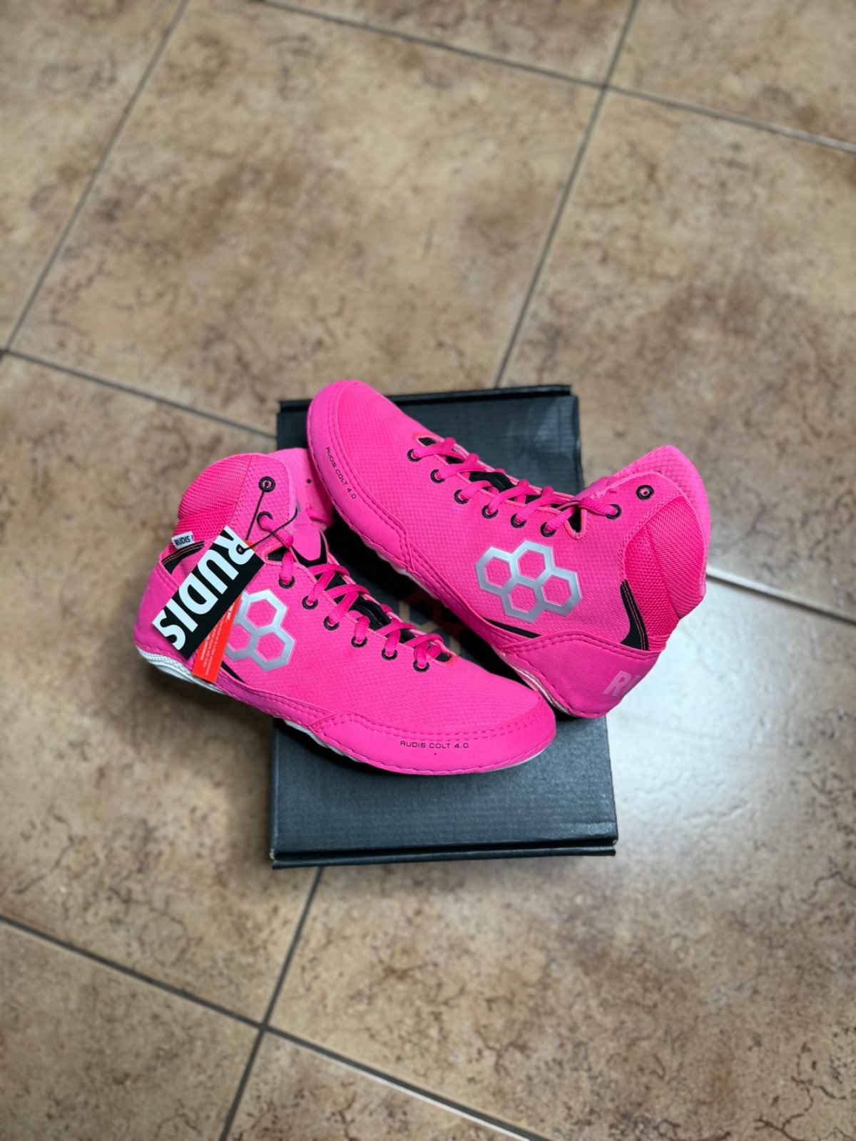 Rudis Colt 4.0 Adult Wrestling Shoes Pink - Mens Size 6-14 - RUDNC1011-PNK-08 Rudis Colt 4.0 Adult Wrestling Shoes Pink - Mens Size 6-14 - RUDNC1011-PNK-08