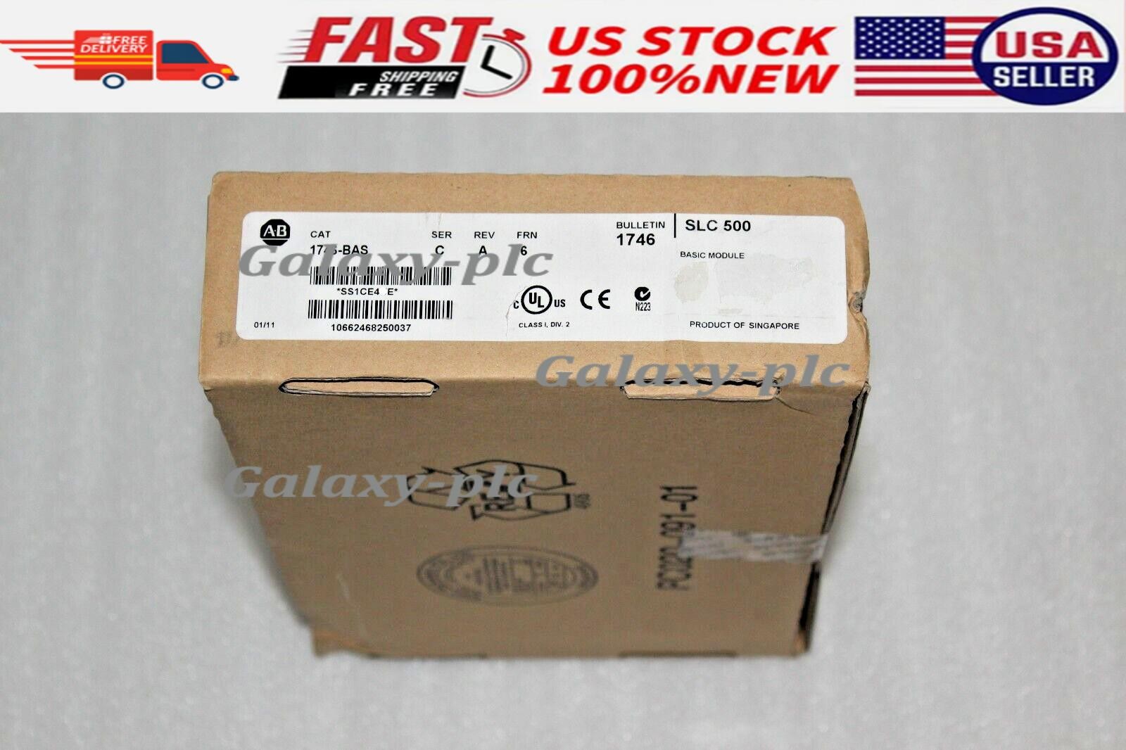 Factory Sealed Allen-Bradley 1746-BAS SER C FRN 6 , MFD 2011
