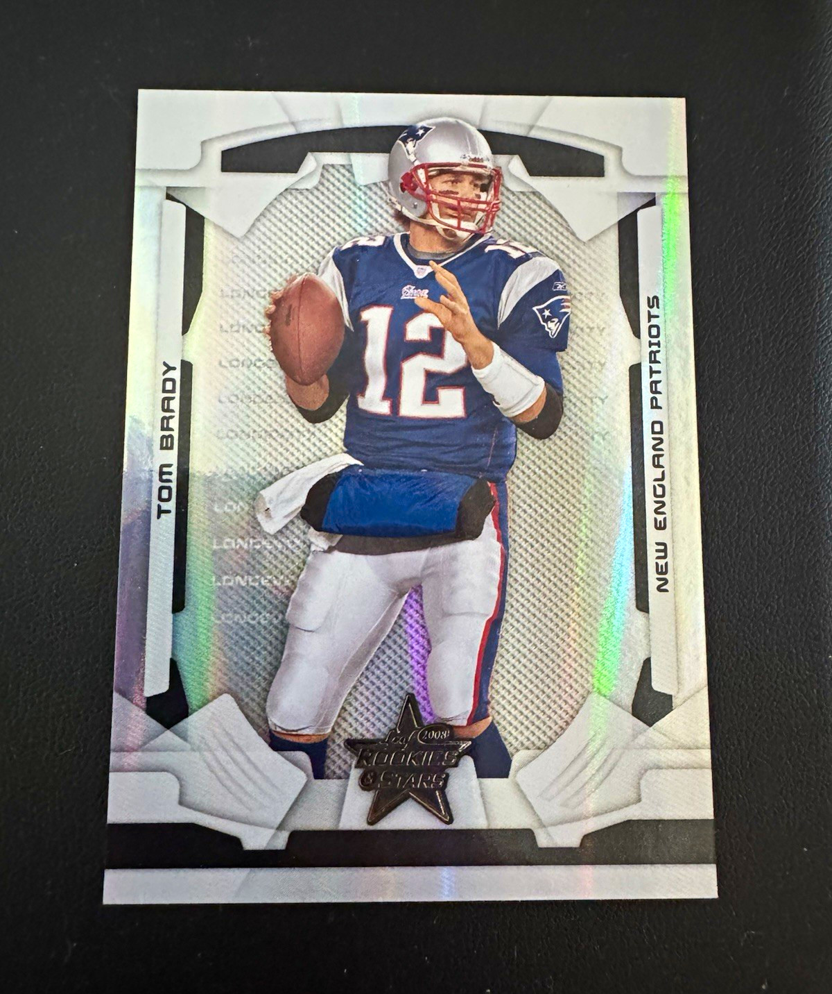 2008 Leaf Rookies & Stars Longevity Tom Brady Patriots - #\'d 7/25 - 7 SB’s