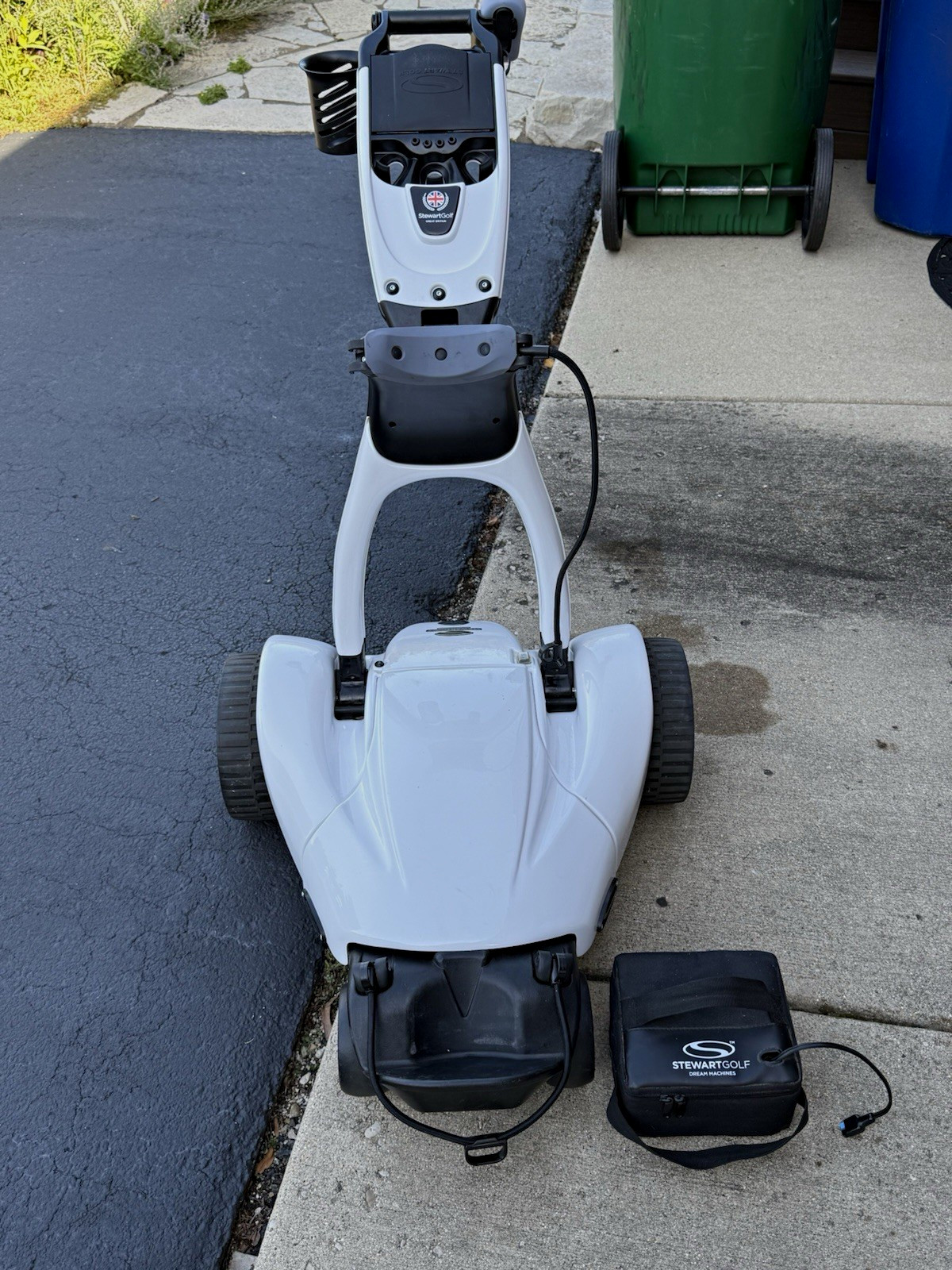 Stewart Golf XX Remote Motorized Cart White - Battery - free local pickup Stewart Golf XX Remote Motorized Cart White - Battery - free local pickup