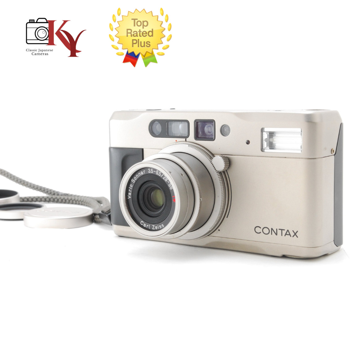⏯️ All Works [ NEAR MINT ] Contax TVS Point & Shoot 35mm Film Camera From JAPAN