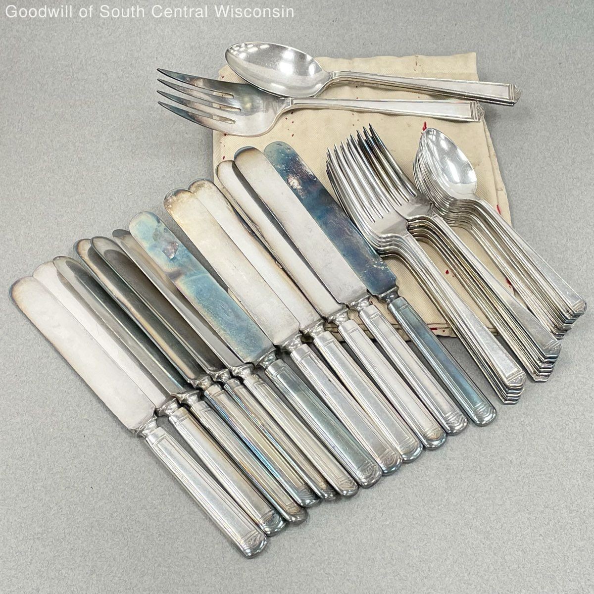 Vintage 1847 Rogers Bros IS Silverplate Anniversary Flatware Assortment