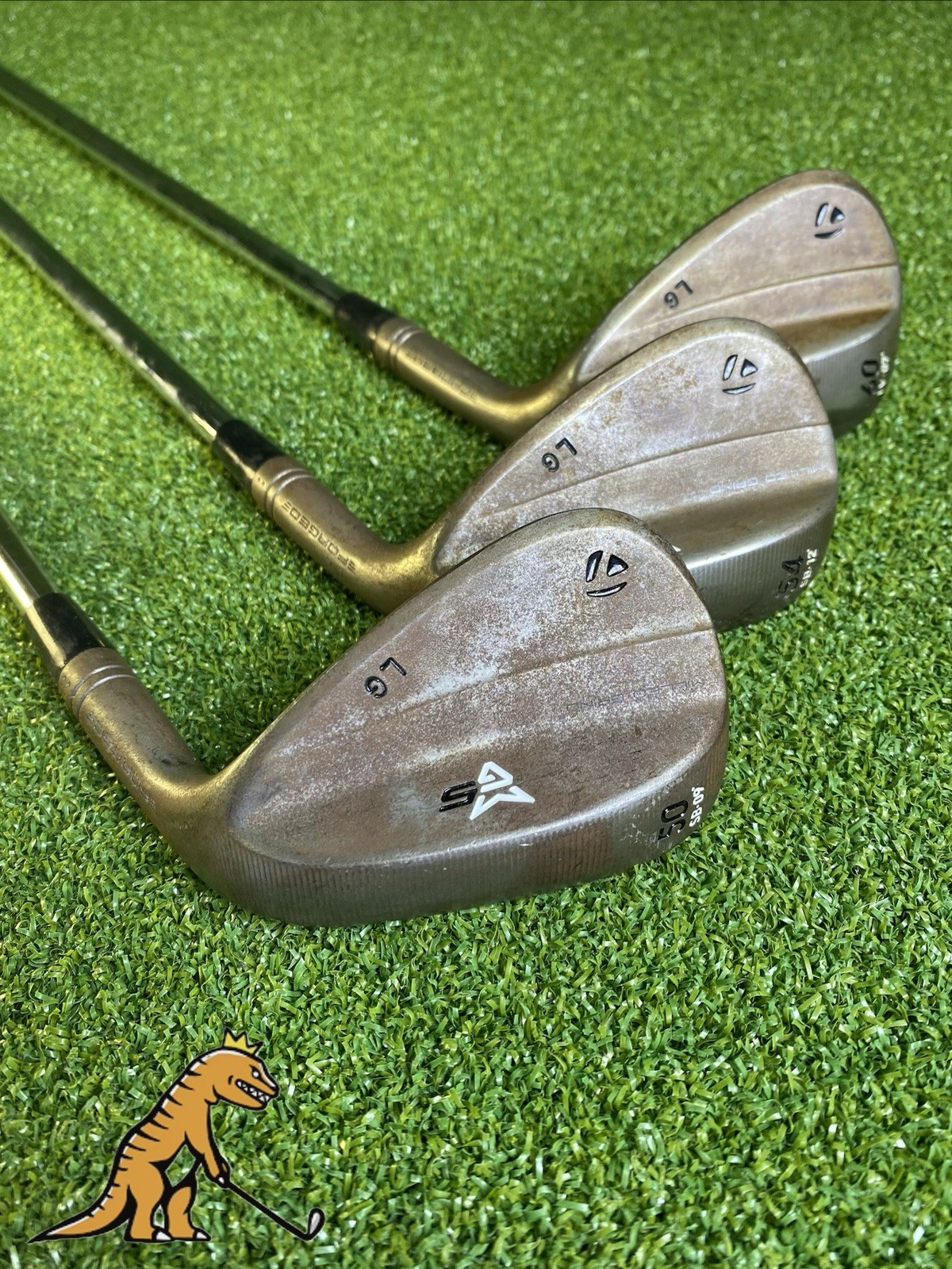 Tour Issue TaylorMade Milled Grind 5 Raw Wedge Set 50.09*, 54.12* 60.07* S400