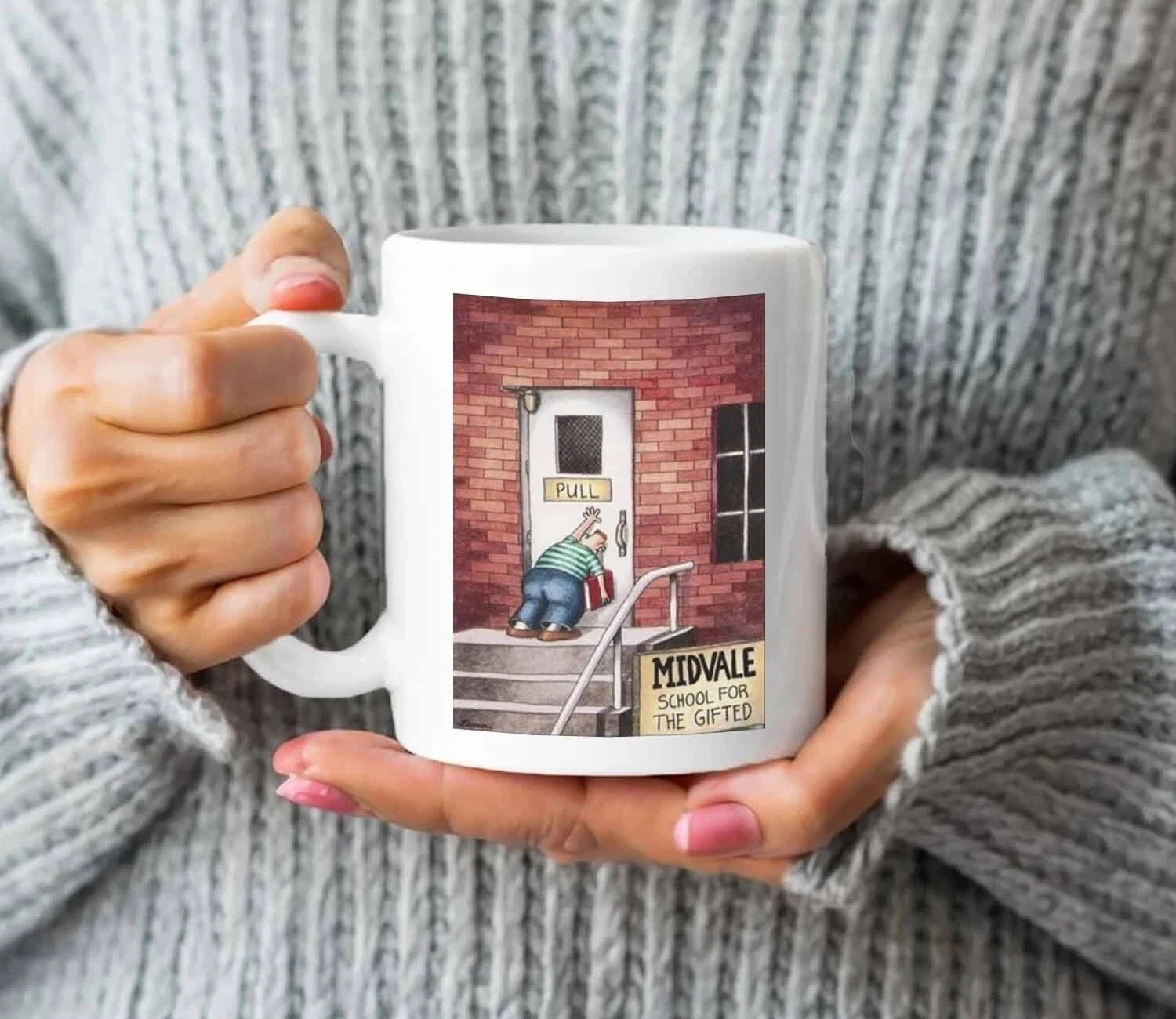 The Far Side Gary Larson Coffee Mug Midvale School For The Gifted The Far Side Gary Larson Coffee Mug Midvale School For The Gifted