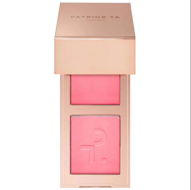 Authentic PATRICK TA Double-Take Crème Powder Blush Duo,0.05/0.09oz,5 colors