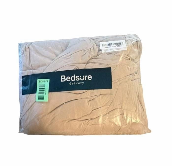 Bedsure Get Cozy Duvet Cover Set Light Brown / Beige Queen Size Bedsure Get Cozy Duvet Cover Set Light Brown / Beige Queen Size