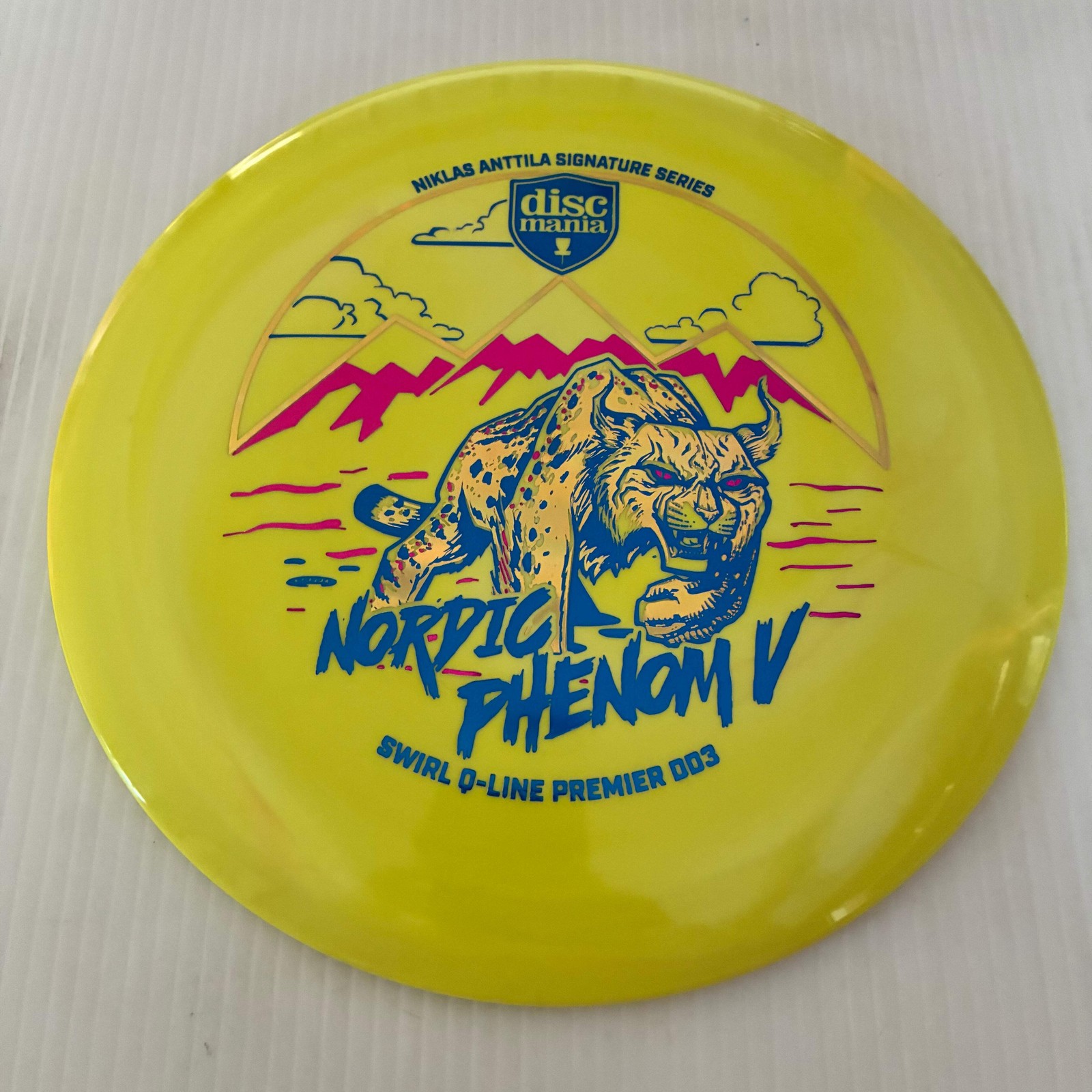 Discmania 2026 Niklas Anttila Signature Series Nordic Phenom V Premier Swirl Q-L