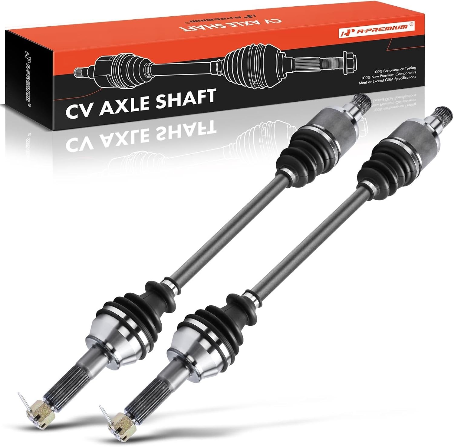 A-Premium Pair (2) Rear CV Axle Shaft Assembly Compatible with Polaris RZR 4... 